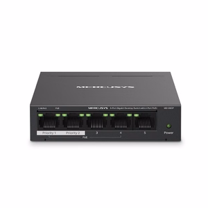 Mercusys 5-porttinen Gigabit pöytäkytkin 4-porttiisella PoE+:lla