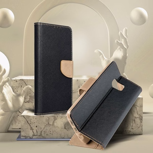 Flip-suojakuori Samsung A37:lle Fancy Book musta / kultainen