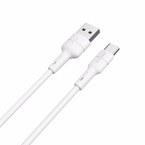 USB-kaapeli Borofone BX30 Type-C 1,0 m silikoni valkoinen