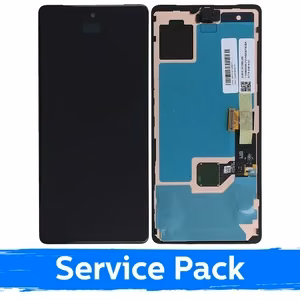 LCD-näyttö yhteensopiva Google Pixel 7 musta kehyksellä (Service Pack)