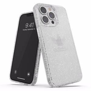 Adidas OR Suojaava selkeä kotelo Glitter iPhone 13 Pro / iPhone 13 - läpinäkyvä hopea