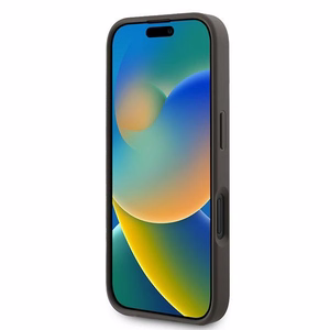 Guess 4G Bottom Stripe Suojakuori iPhone 16 Plus 6.7":lle - Ruskea