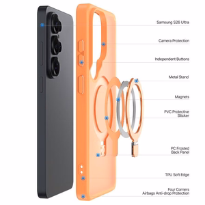 Case Dux Ducis Yind Magnetic Stand Samsung S948 S26 Ultra orange