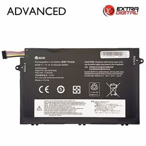 Kannettavan tietokoneen akku LENOVO 01AV445, 4100 mAh, Extra Digital Advanced
