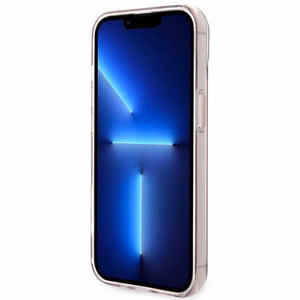 Karl Lagerfeld Läpinäkyvä Choupette Body Suojakuori iPhone 14 Plus / 15 Plus 6.7":lle - Vaaleanpunainen