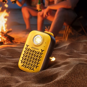 Joyroom Maya JR-MS03 kannettava Bluetooth-kaiutin sisäänrakennetulla taskulampulla - keltainen
