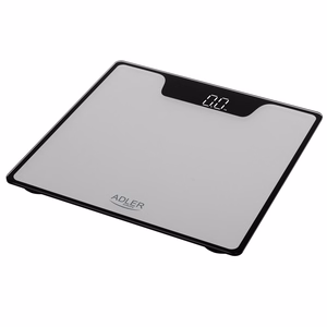 Adler AD 8174S – elektroninen henkilövaaka, 180 kg, 100 g, hopea