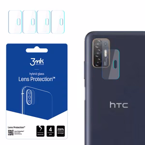 3MK Flexible Glass Lens Hybridilasi HTC Desire 21 Pro 5G kameralle 4 kpl