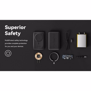 Ulkoinen akku yhteensopiva MagSafe:lle Veger MagOn (VP1151 / W1151) PD QC3.0 2A 20W langattomalla latauksella 10000 mAh valkoinen