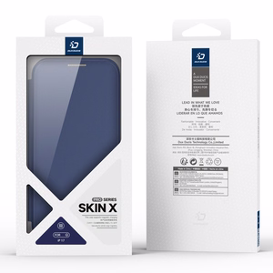 Dux Ducis Skin X Pro iPhone 17 Air Suojakuori MagSafe-tuella ja Lompakolla - Sininen