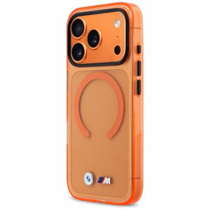 BMW M IML Metal Logos MagSafe Suojakuori iPhone 17 Pro Max - Pro Oranssi