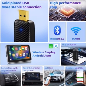 Wireless CarPlay/Android Auto adapter Reach U4 black