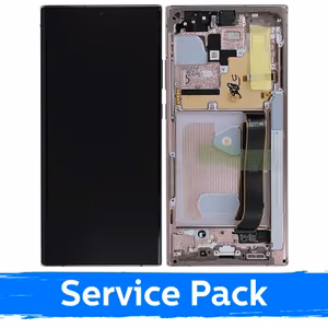 LCD Display Compatible With Samsung N985 (N986) Note 20 Ultra With Frame / Mystic Bronze / (Service Pack)