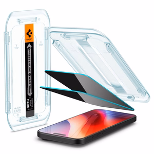 Spigen Glas.tR EZ Fit Privacy Tempered Glass for iPhone 16 Pro Max / 17 Pro Max - 2 pcs.