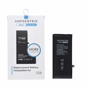 AmpSentrix Basic battery for iPhone XR (high capacity 3550 mAh)