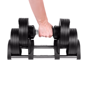 REBEL ACTIVE säädettävä valurautainen käsipaino, 36 kg, säätöväli 2 kg