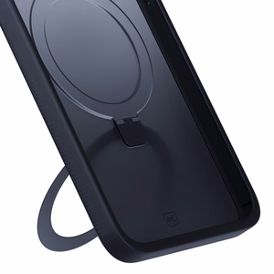 3mk Smoke Case Mag&Stand Suojakuori Apple iPhone 12 Pro Max:lle - musta