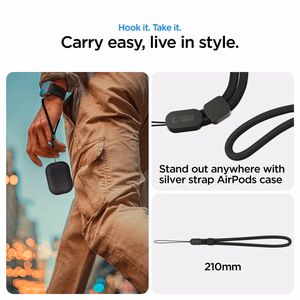 Tech-Protect NaturalFit Suojakuori AirPods Pro 3 -lle - musta