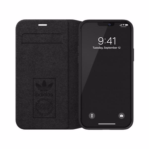 Adidas OR Booklet Case PU iPhone 12 / 12 Pro 6.1":lle - valkoinen ja musta