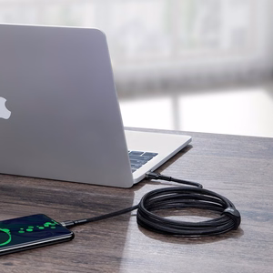 USB-kaapeli Baseus Cafule PD100W Type-C 2,0m harmaa-musta CATKLF-ALG1