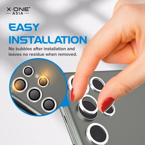 X-ONE Sapphire Camera Armor - Samsung Galaxy S23/S23 Plus:lle - hopeinen