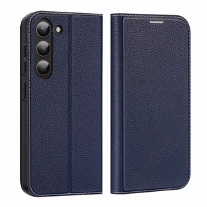 Dux Ducis Skin X2 Suojakuori Samsung Galaxy S23+ läppäkotelo lompakko jalusta sininen