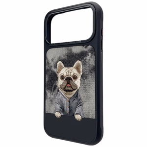 Nimmy Gentle Pets Series Dog MagSafe Suojakuori iPhone 17 Pro - Musta