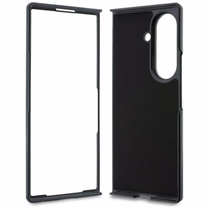 Musta Karl Lagerfeld Saffiano Karl & Choupette Pin -suojakuori Samsung Galaxy Z Fold8 Ultra -puhelimelle