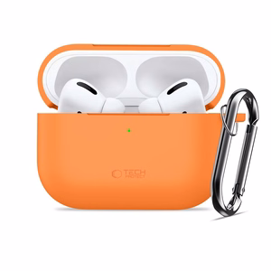 Tech-Protect Silikoninen Hook Suojakuori AirPods Pro:lle - Oranssi