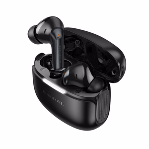 Borofone TWS Bluetooth kuulokkeet FQ9 Plus Peaceful ANC+ENC musta