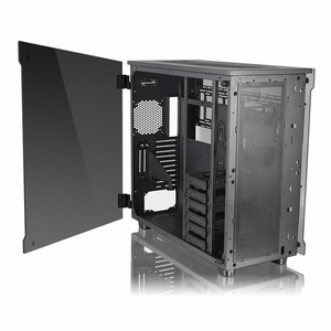 Thermaltake View 91 TG RGB -tietokonekotelo, Ultra Tower, musta