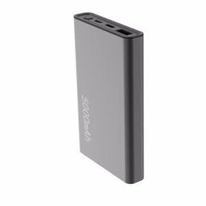 Setty Recycling power bank 5000 mAh 12W gray QRPB5-12-18