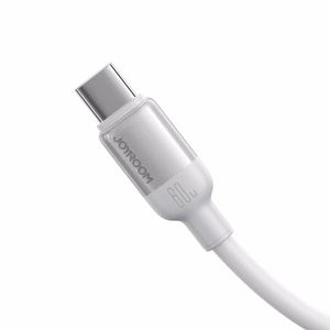 Joyroom S-A62 Lively Series 3A USB-A - USB-C kaapeli 1.2 m - valkoinen