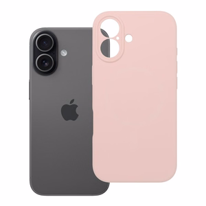 Suojakuori iPhone 17:lle Silikoninen 2mm puuterivaaleanpunainen