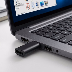Adapteri Micro USB - Type C Blue Star - musta