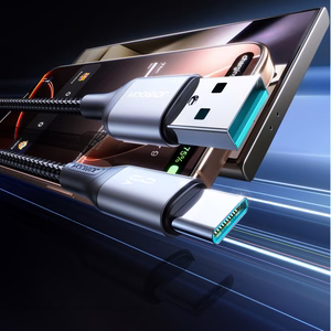 Joyroom S-A28 Flash Series 3A USB-A - USB-C Kaapeli 2m - Musta