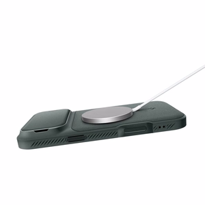 Spigen Optik Armor MagSafe Suojakuori iPhone 17 Pro Max:lle - vihreä