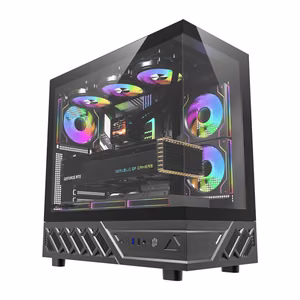 DarkFlash DS950 computer case (Black) + 6 fans