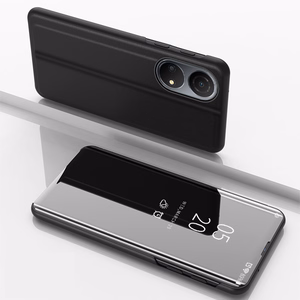 Clear View Case case for Honor X7 / Honor Play 30 Plus flip cover black