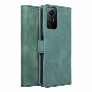 Flip-suojakuori Xiaomi Redmi NOTE 12S:lle Tender Book vihreä