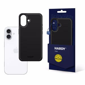 3mk Hardy Apple Silky Leather MagCase Apple iPhone 16 Plus:lle - musta