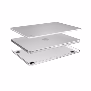 Speck SmartShell case for MacBook Pro 14" (M5 / M4 / M3 / M2 / M1, 2026–2021), clear