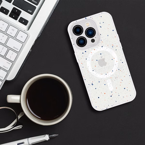 Tel Protect Magnetic Splash Frosted Case for Iphone 15 Plus White