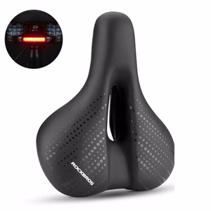 Rockbros 38218916002 MTB-pyörän satula valolla – musta