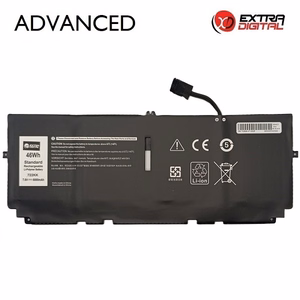 Kannettavan tietokoneen akku DELL 722KK, 6000 mAh, Extra Digital Advanced