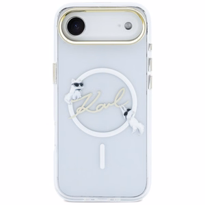 Karl Lagerfeld IML Choupettes Karl Script Logo MagSafe iPhone Air Case - Clear
