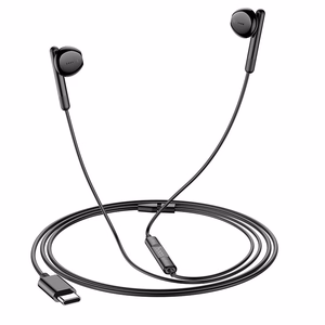 Hoco M93 langalliset nappikuulokkeet USB-C - musta