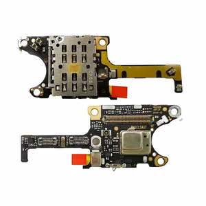 Flex Cable Compatible with Huawei P40 Pro SIM Card Reader / Microphone / other small parts Flex / Silver