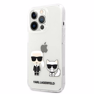 Karl Lagerfeld Karl & Choupette Suojakuori iPhone 13 Pro Max 6.7" - Läpinäkyvä
