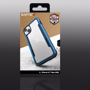 Raptic X-Doria Shield kotelo iPhone 14 Plus panssaroitu suojus sininen